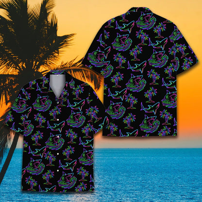Fourth lifestyle view of the matching family summer shirts