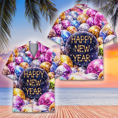 Front flat lay of the matching family hawaiian shirt