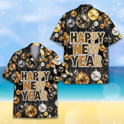 Close up front view of the matching family hawaiian shirts design