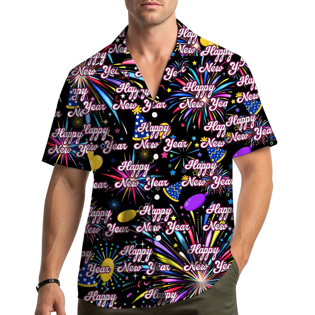 Fifth lifestyle view emphasizing the comfortable polyester material of the family shirts