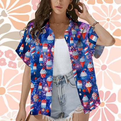 Second lifestyle view featuring the family hawaiian shirt