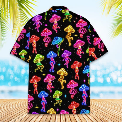 Second lifestyle view featuring the matching family hawaiian shirts