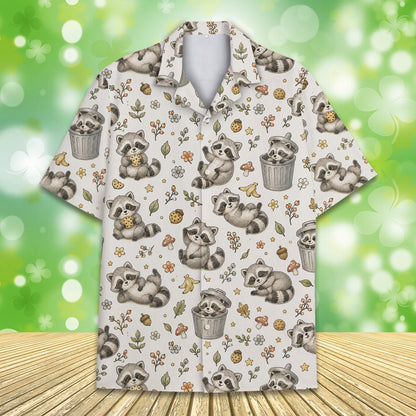 Another front view of the raccoons matching family shirt