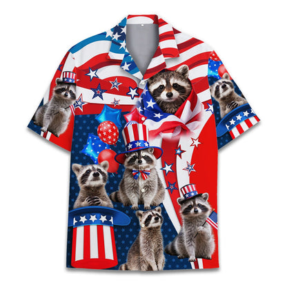 Additional front view showing the red, white, and blue starry pattern