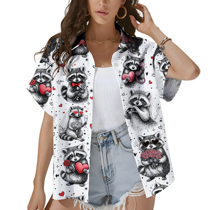 Second lifestyle view showcasing the matching family Hawaiian shirt in a natural setting