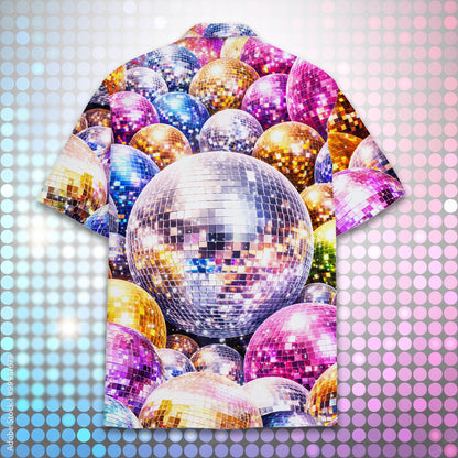 Another back view highlighting the dense reflective disco pattern