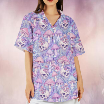 Second lifestyle image showcasing the pastel skull design