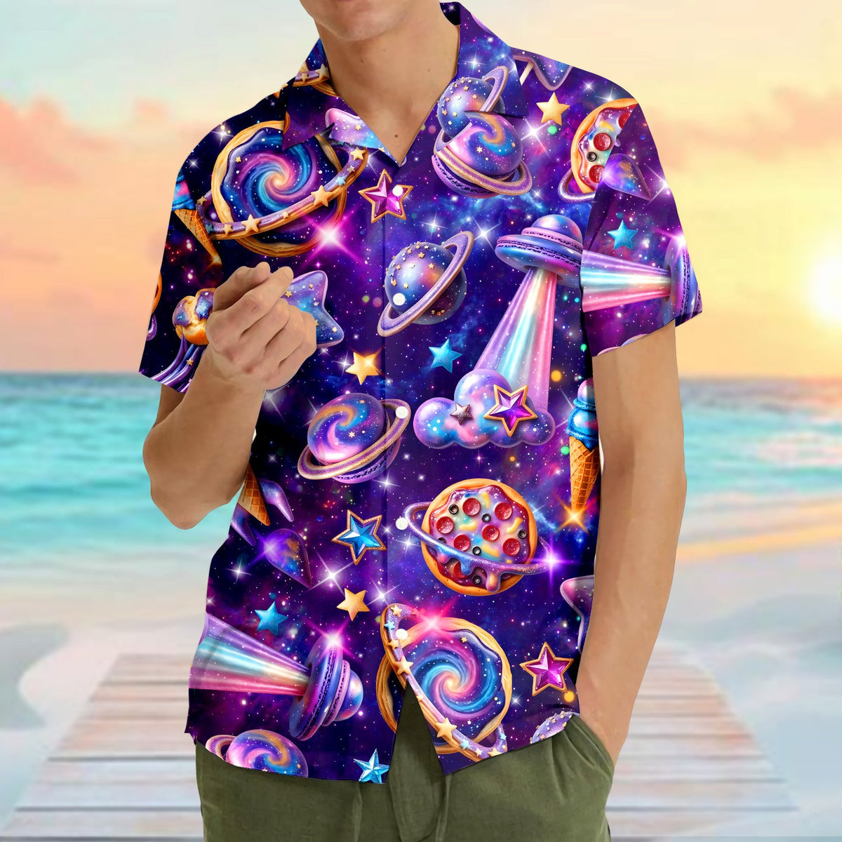 Fourth lifestyle view showing the family matching outfits potential