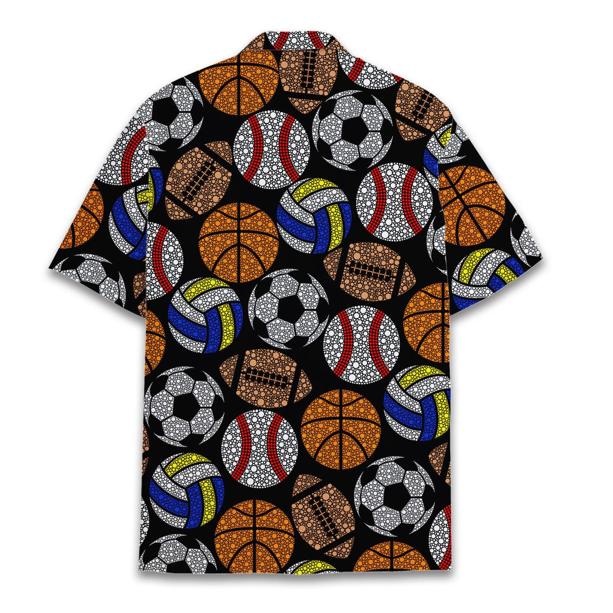 Second lifestyle view of the matching family hawaiian shirts