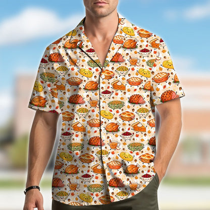 Third lifestyle view highlighting the comfortable fit of the matching family hawaiian shirts