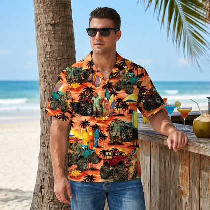 Third lifestyle view highlighting the vibrant orange and yellow colors
