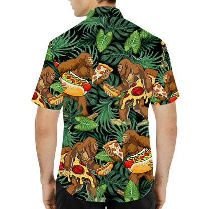 Fifth lifestyle shot of the quirky summer hawaiian shirt
