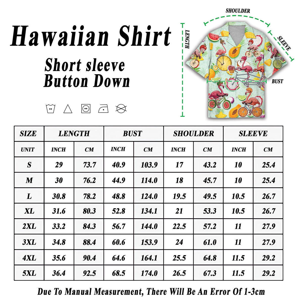 Styled view of the tropical flamingo matching family hawaiian shirts