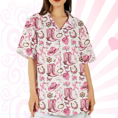 Second lifestyle view of the matching family hawaiian shirt
