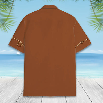 Upper back view detailing the collar and cream fabric