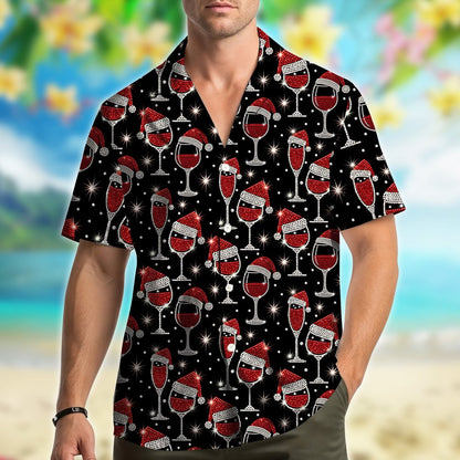 Second lifestyle view of the matching family hawaiian shirt
