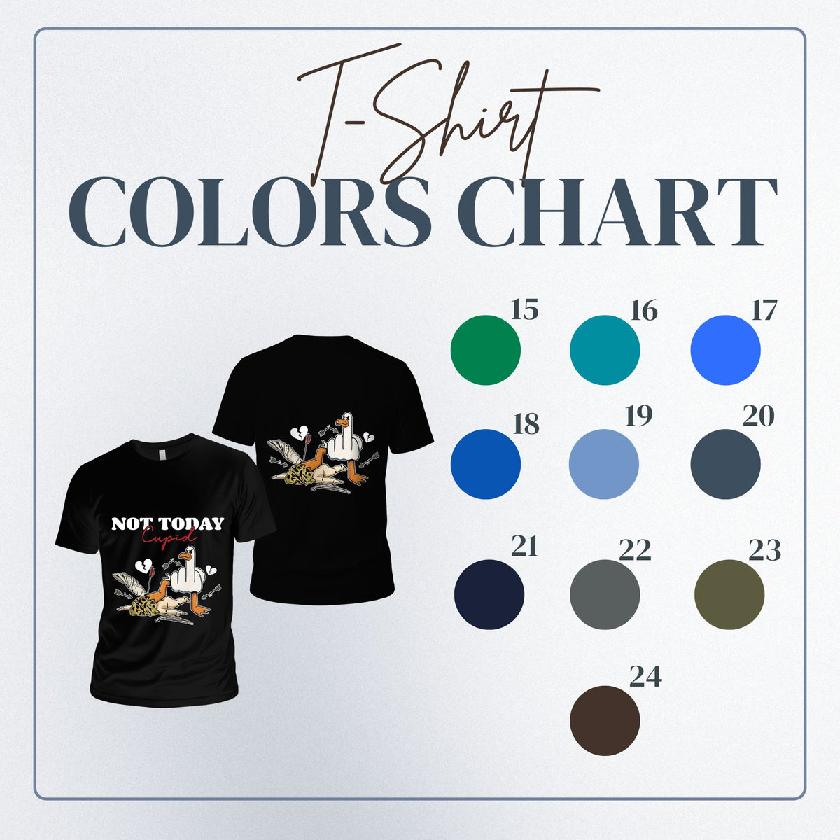 Another detailed view of the anti-valentine's day t-shirt design