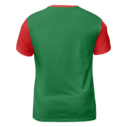 Another back view of the holiday t-shirt