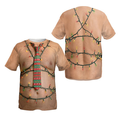 Another front view of the funny christmas t-shirt design