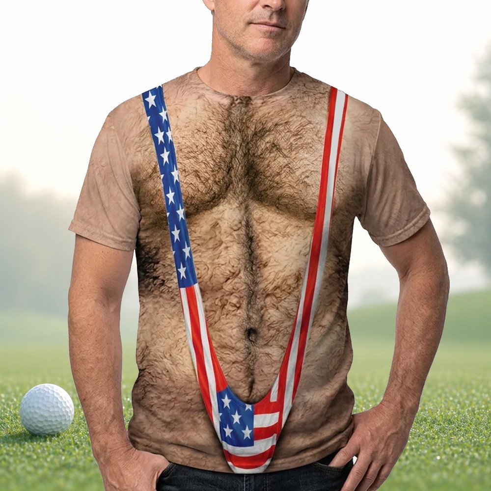 Front view 7 of the funny USA t-shirt