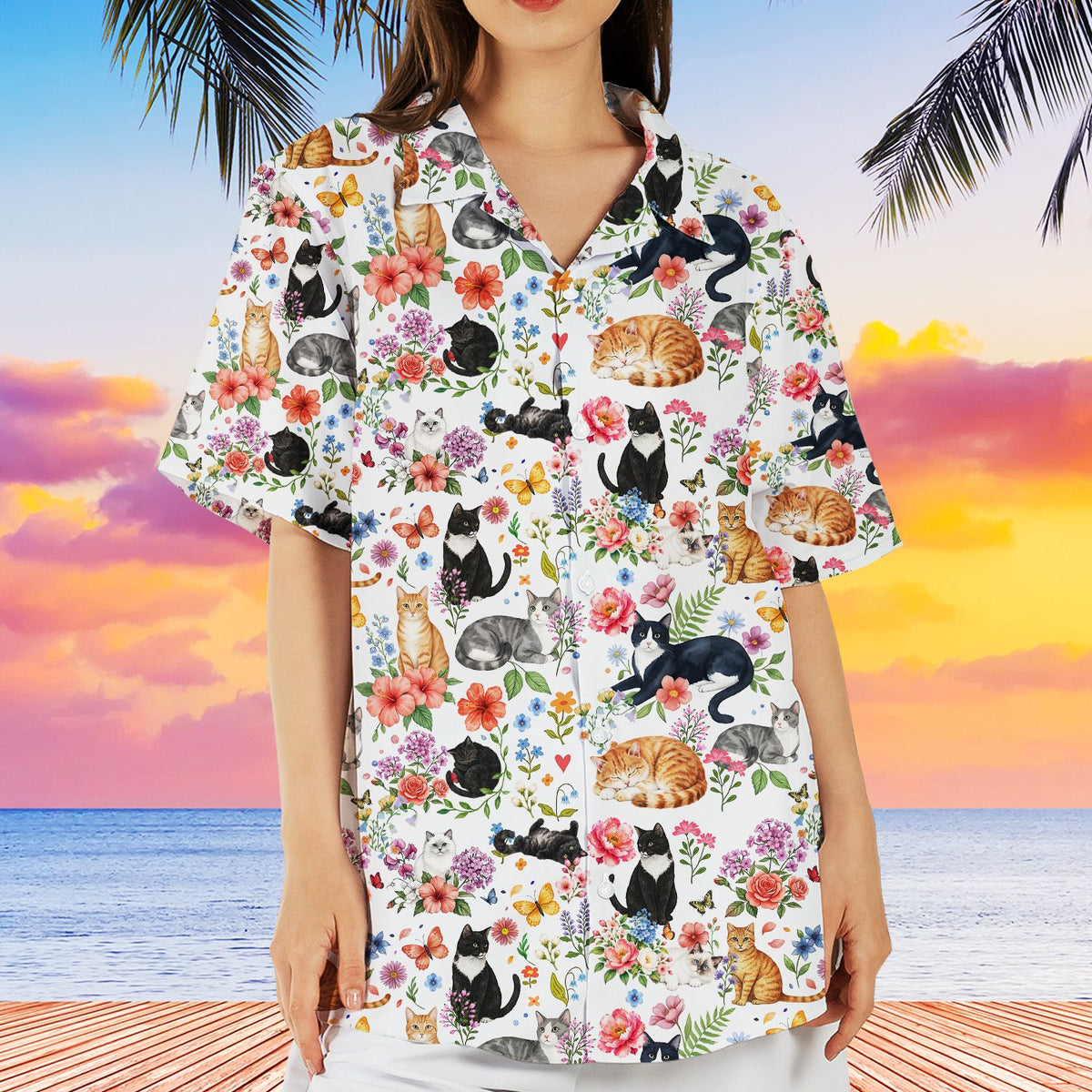 Second lifestyle view showcasing the comfortable fit of the matching sleepwear