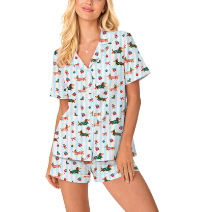 Additional front view of the Christmas pajama set