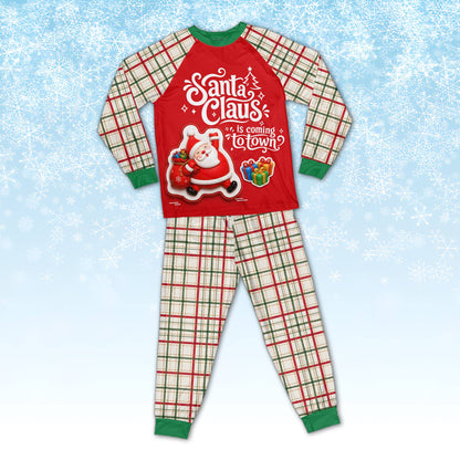 Front view 5 of matching family christmas pajama set