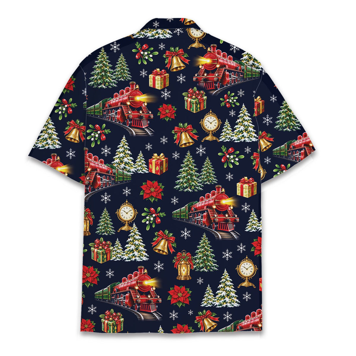 Another back view of the holiday pajama set
