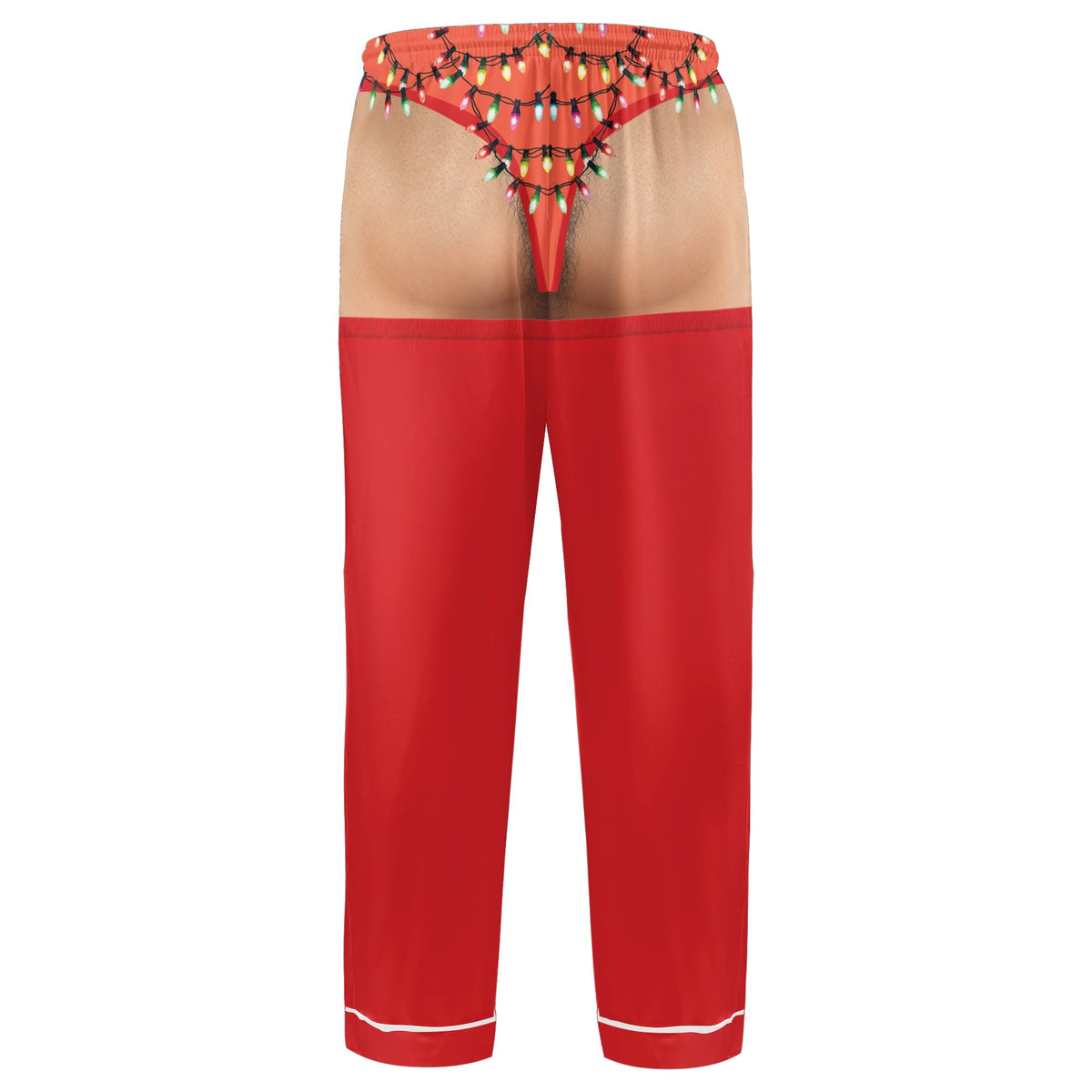Alternative back view of the optical illusion pajamas