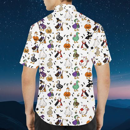 Detailed back view of the halloween pajama set