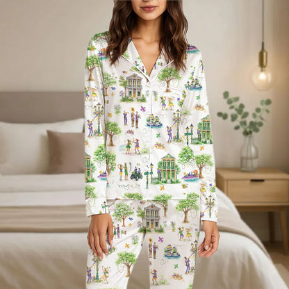 Another lifestyle view of the family matching pajama set