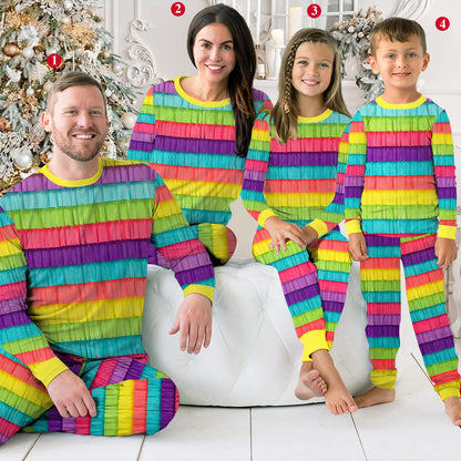 Close up lifestyle view of the pajama set fabric pattern