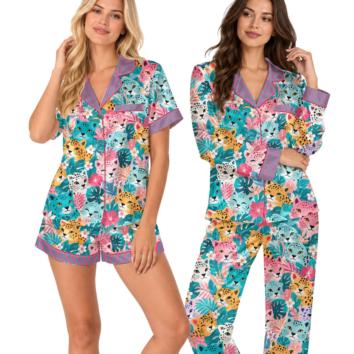 Sixth lifestyle view of the matching family pajamas
