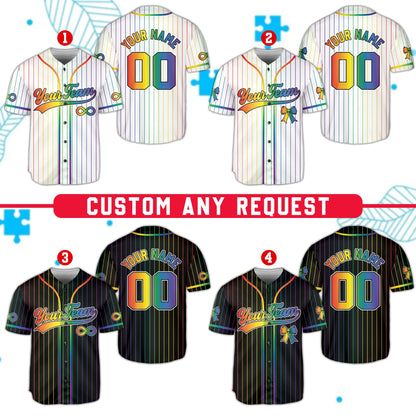 Detailed view of the custom name and number baseball jersey design