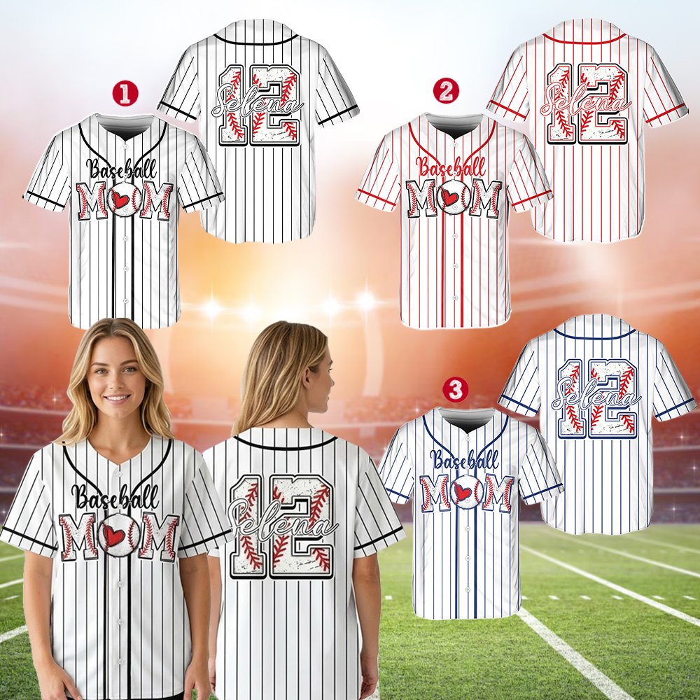 Fourth lifestyle view of personalized baseball jersey in use
