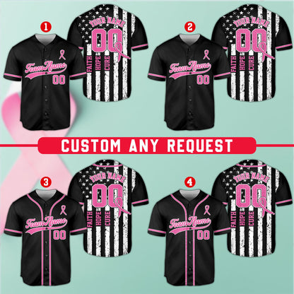 Alternate view showcasing the custom name and number back design of the baseball jersey