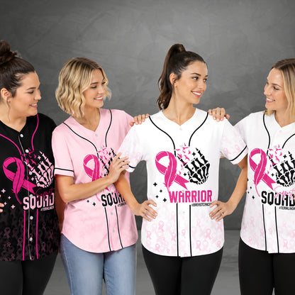 Second lifestyle view of someone wearing the personalized multicolor baseball jersey