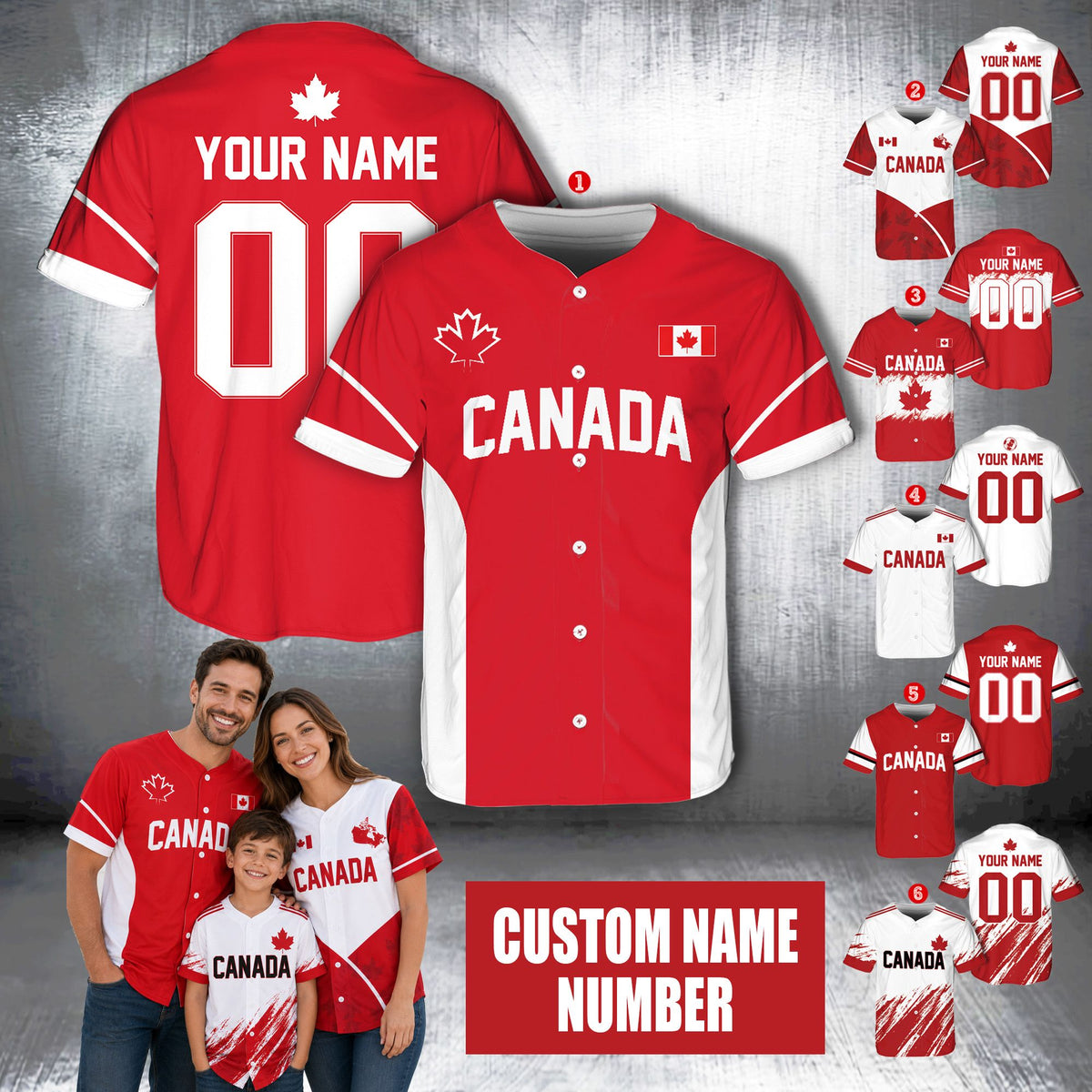 Third lifestyle view showing the personalized baseball jersey in action