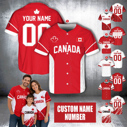 Third lifestyle view showing the personalized baseball jersey in action