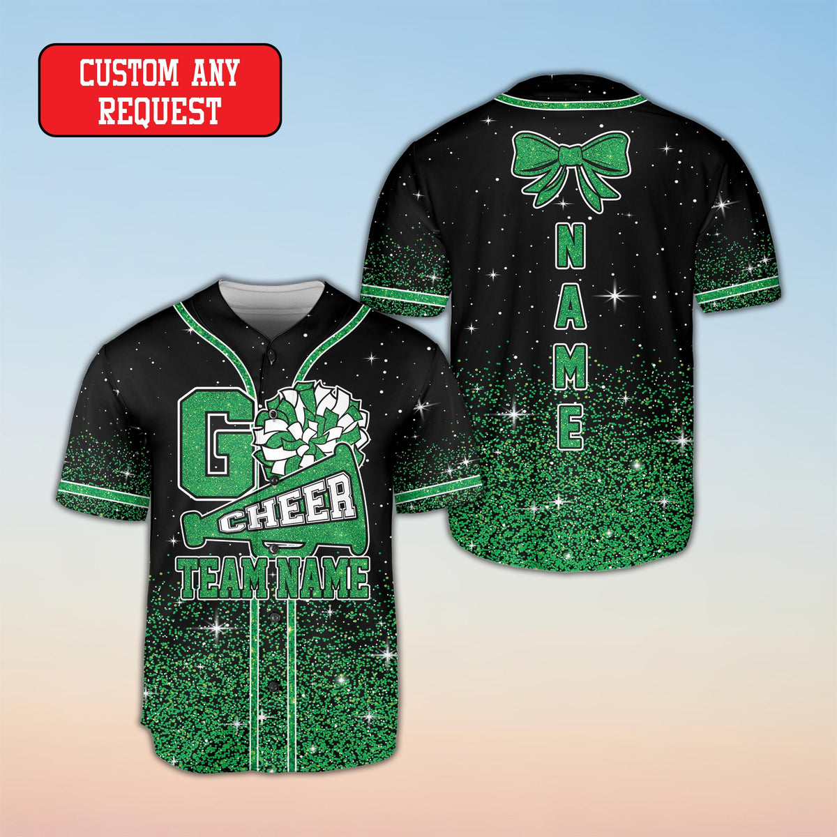 Detailed look at the polyester fabric on the custom jersey