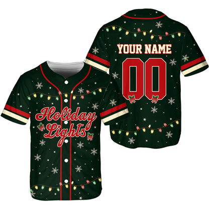 Angled front view of the dark green personalized baseball jersey