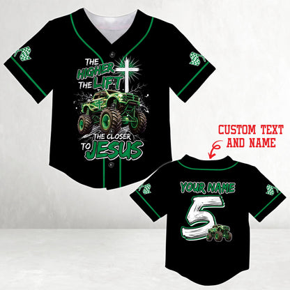 Close up of the fabric on the personalized baseball jersey
