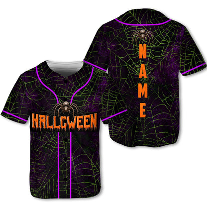 Third lifestyle view showing the personalized baseball jersey in a casual setting
