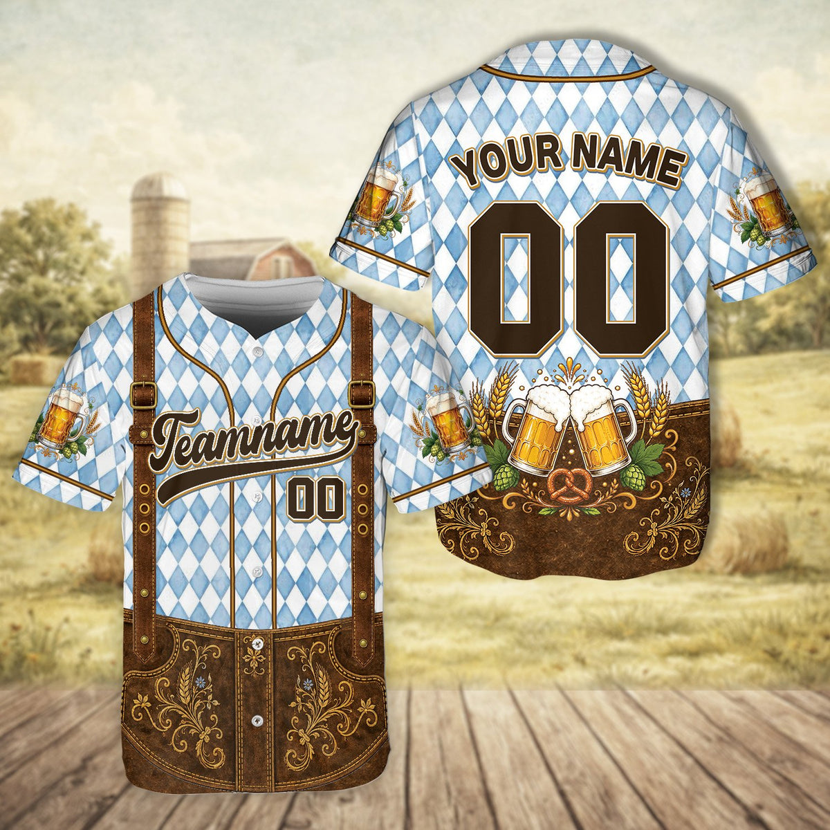 Close-up highlighting the diamond pattern on the upper half of the jersey