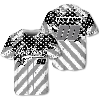 Detailed shot of the polyester fabric and custom name placement on the front