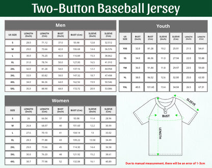 Back view of the personalized sports baseball jersey with custom name