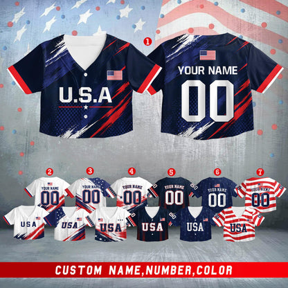 Back view highlighting the personalized name and number