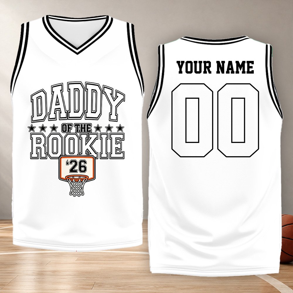 Front view detail of the custom basketball jersey design
