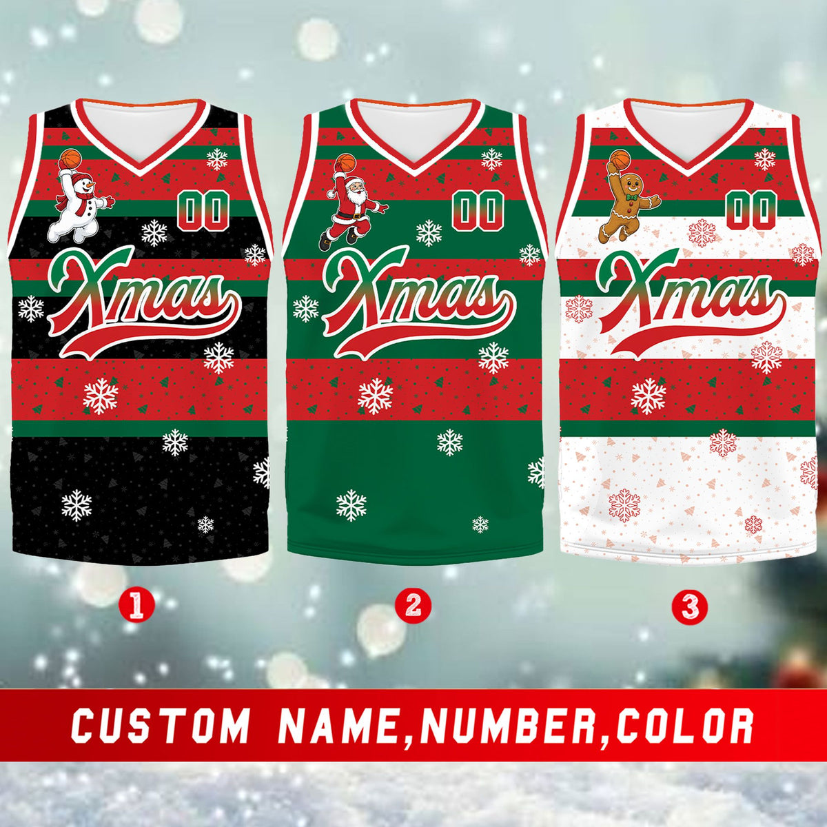 Detailed view of the custom name area on the front of the personalized jersey