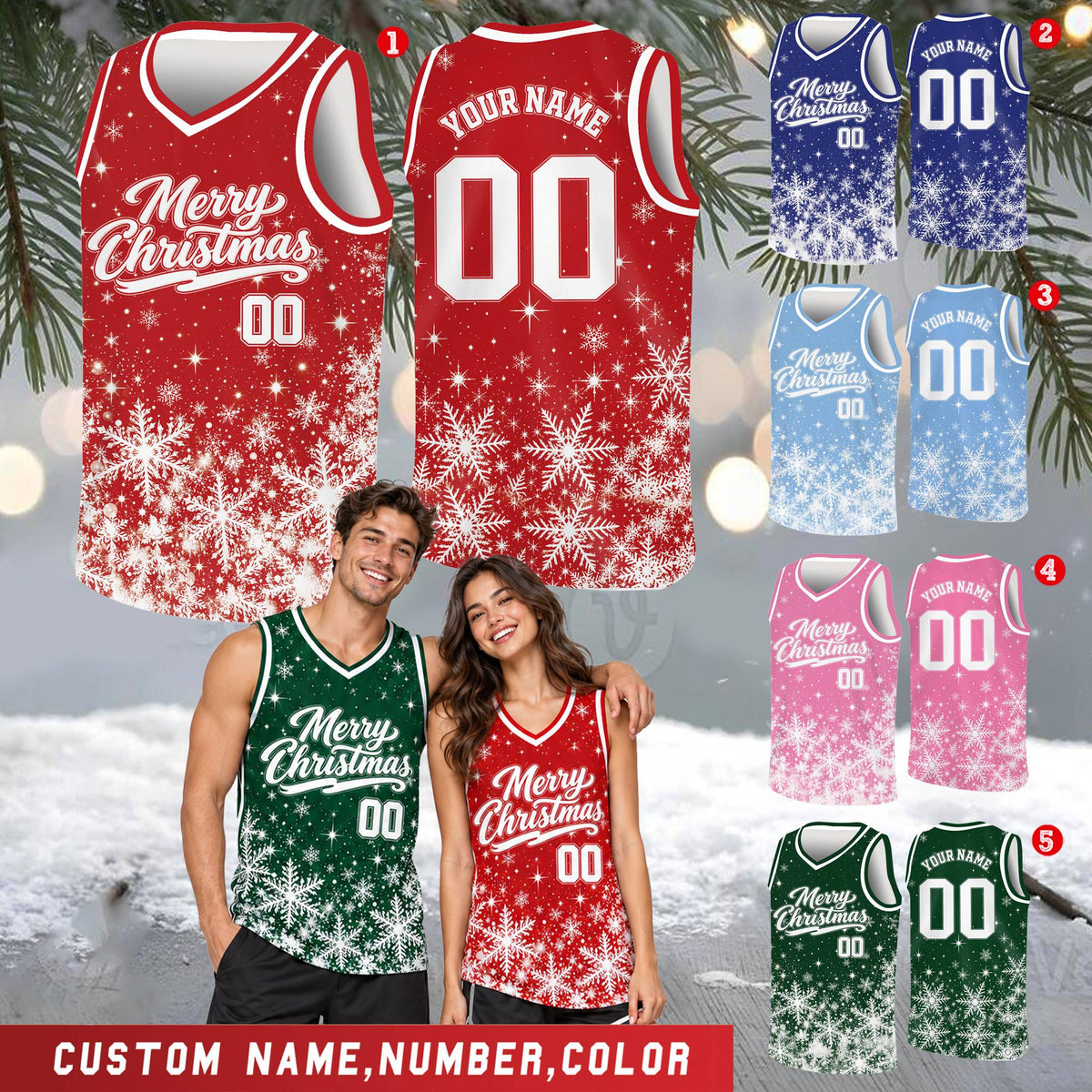 Alternative detailed view of custom basketball jersey design